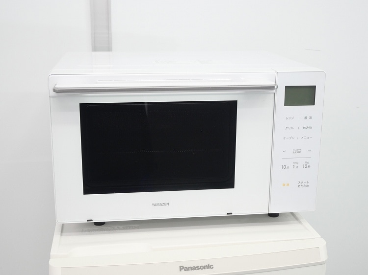 山善製/2024年式/出力500・650W/オーブンレンジ/DRJ-F183TV(W