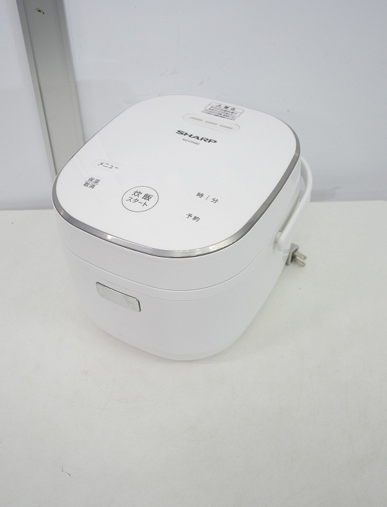 シャープ製/2020年式/0.54L/3合/ジャー炊飯器/KS-CF05C-W