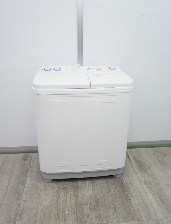 AQUA アクア 2槽式洗濯機 6.0k AQW-N60 2020年式 高年式 6ヶ月保証付