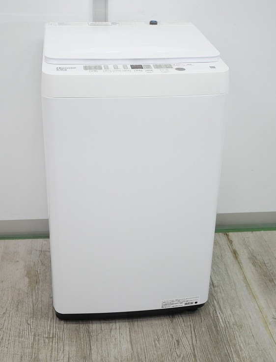 Hisense ハイセンス 2023年製 全自動洗濯機 HW-T60H 6kg 2023年製ハイセンス 全自動 洗濯機 6kg ホワイト HW-T60H