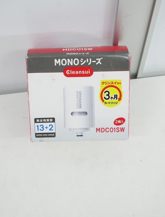★送料無料　★新品　未開封　★4個セットMDC01SW　クリンスイ　MONOシリーズ　カートリッジ 製品2個入りが2箱で計4個 交換用カートリッジ MONOシリーズ クリンスイ ホワイト MDC01SW [2個