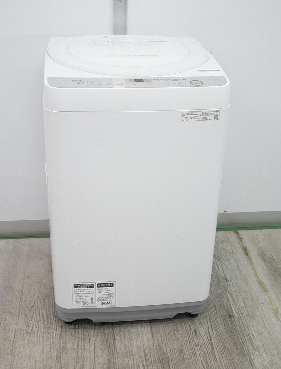 T40★2018年製★シャープ　洗濯機　7KG 大型　大容量　一人暮らし シャープ 洗濯機 7kg 2019年
