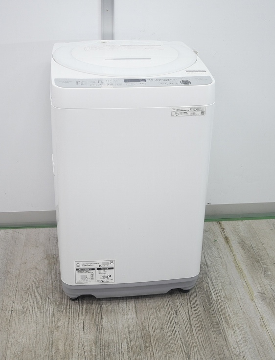 SHARP ES-GE7E-W 全自動洗濯機 7.0kg 2021年製