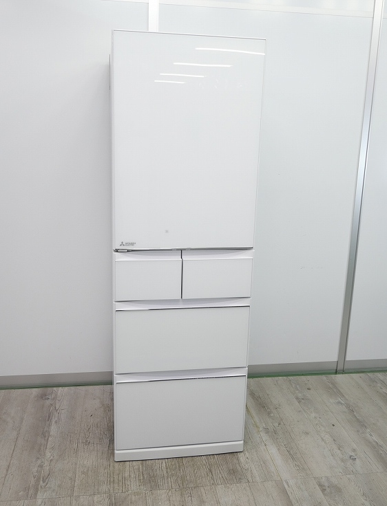 三菱製/5ドア/2019年式/455L/ノンフロン冷蔵冷凍庫/MR-B46EL-W