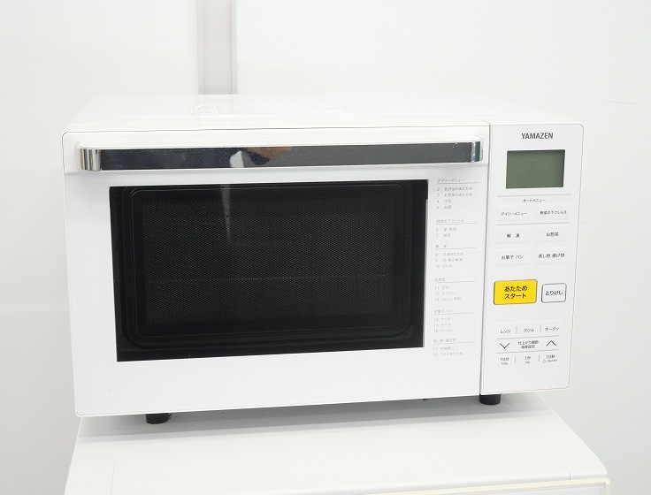 山善製/2019年式/出力500・650W/オーブンレンジ/YRJ-F181V(W) 山善製/2019年式/出力500・650W/オーブンレンジ/YRJ-F181V(W