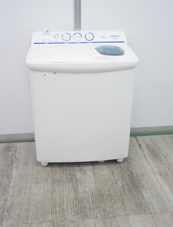 わけあり】日立製/2019年式/5.5kg/二槽式電気洗濯機/PS-55AS2 | 中古 