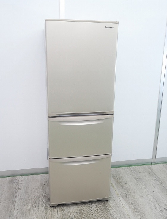Panasonic製3ドア/2023年式/335L/ノンフロン冷蔵冷凍庫/NR-C344C
