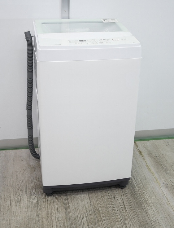 ニトリ洗濯機 6kgガラストップデカパネル操作 静音設計 風乾燥機能付19