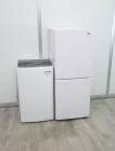Haier製/21年,22年式/148L,5.5kg/中古家電2点セット|冷蔵庫洗濯機セット|家電セット