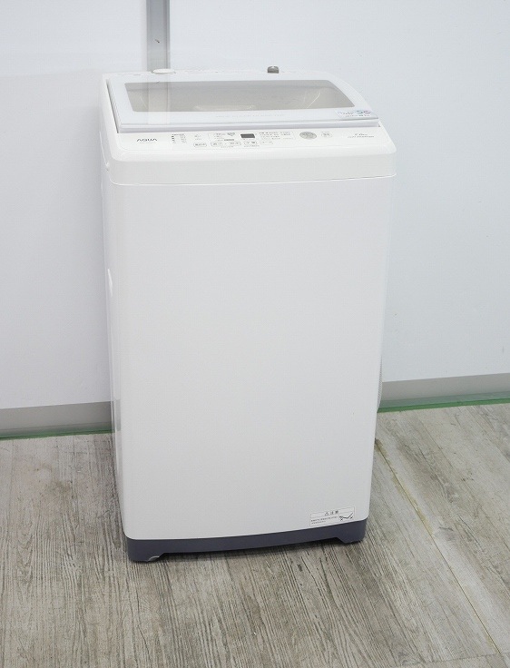 AQUA アクア 全自動洗濯機 7kg AQW-GV70J-W 2021年製 【高年式】洗濯機
