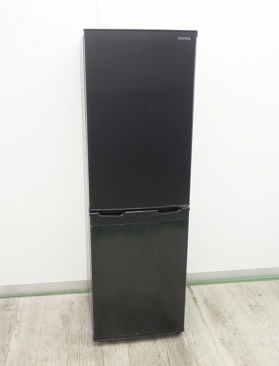 アイリスオーヤマ中古冷蔵庫 162L 2021年製 形名IRSEー16AーB アイリスオーヤマ製/2021年式/162L/冷蔵冷凍庫/IRSE-16A-B
