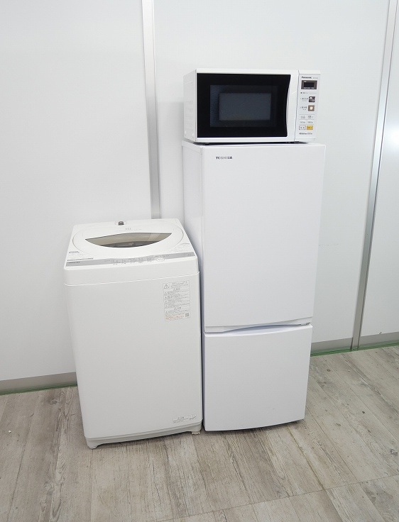 東芝製,Panasonic製/23年,22年式/153L,5kg/中古家電3点セット 東芝製,Panasonic製/22年,21年式/153L,5kg/中古家電3点セット | 家電