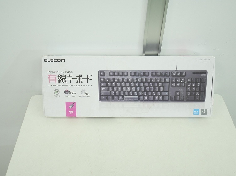 ̤ʡELECOM/ѥ󥭡ܡ/TK-FCM104BK