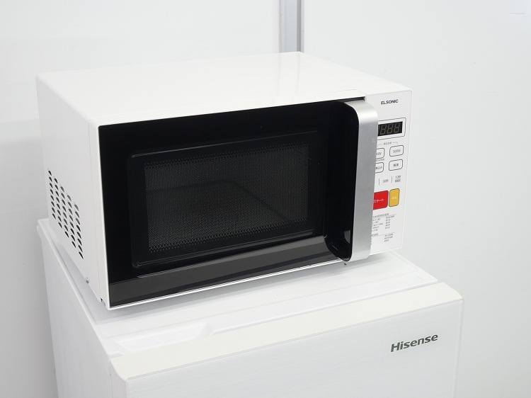 ELSONIC製/2023年式/全国用/出力600・700W/電子レンジ/ECG-FMW603