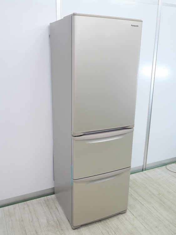未使用品】Panasonic製3ドア/365L/ノンフロン冷凍冷蔵庫/NR-C374CL-N