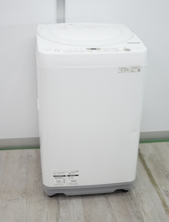 シャープ 7.0kg 全自動洗濯機 ES-KS70W 2021年製