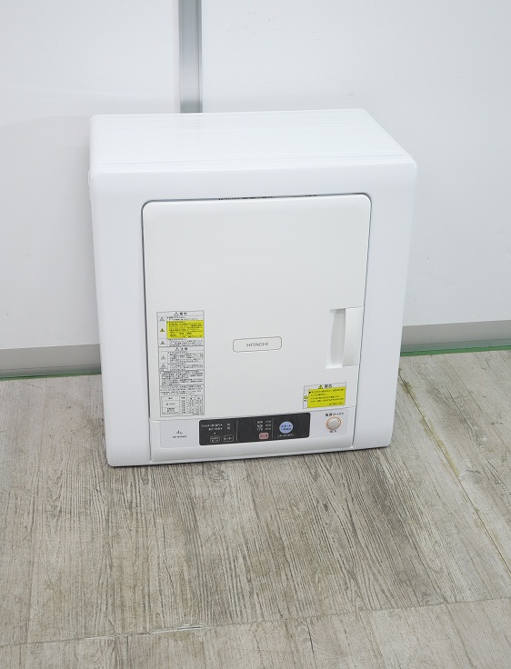 日立 衣類乾燥機 DE-N40WX 乾燥容量4kg 日立 衣類乾燥機 DE-N40WX 4.0