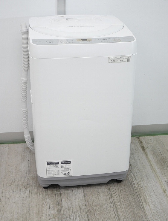 🌸SHARP 電気洗濯機 ES-GE6C-W