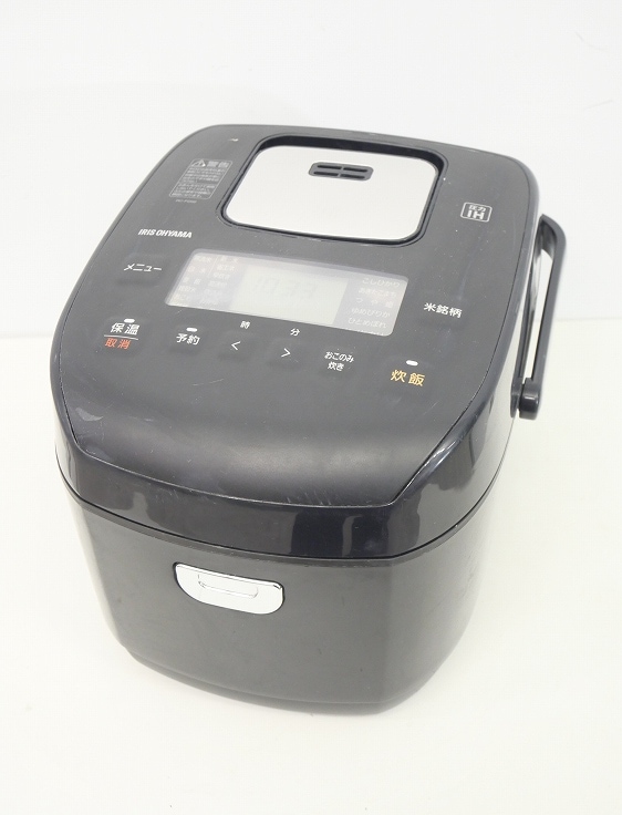 炊飯器 アイリスオーヤマ圧力IHジャー炊飯器　RC-PD50-B  2021年製 楽天市場】炊飯器 5.5合 圧力IH アイリスオーヤマ 米屋の旨み