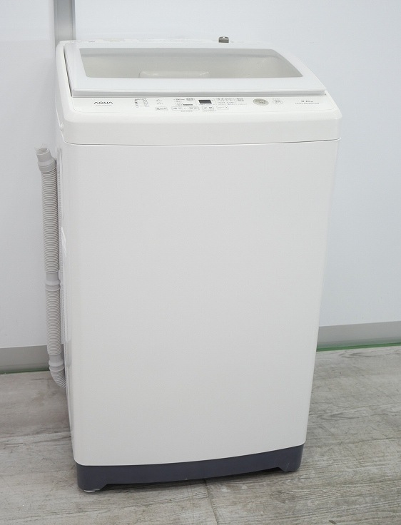 アクア製/2018年式/9kg/全自動洗濯機/AQW-GV90G | 洗濯機,8kg  