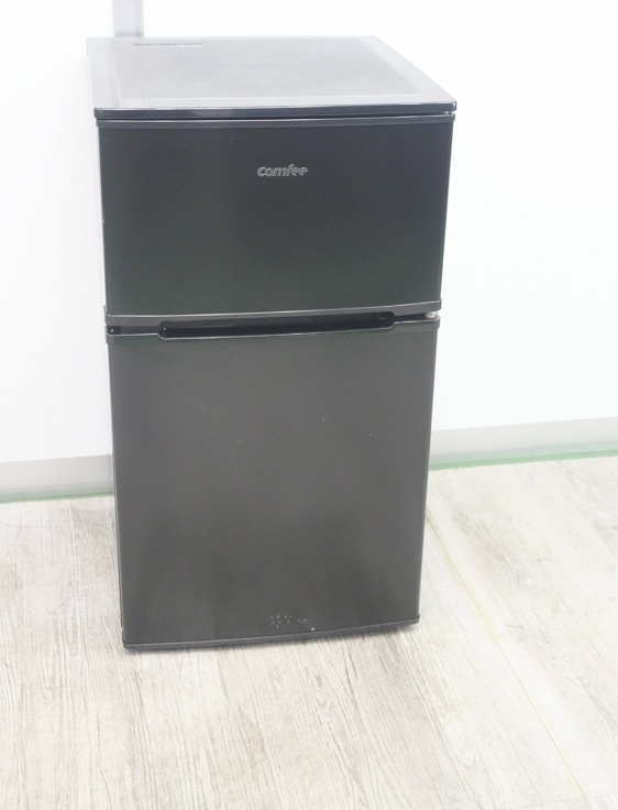 K♦018 COMFEE 冷蔵庫 RCT90BL Amazon | COMFEE' 冷蔵庫 90L 幅47.8cm 2ドア 右開き コンパクト