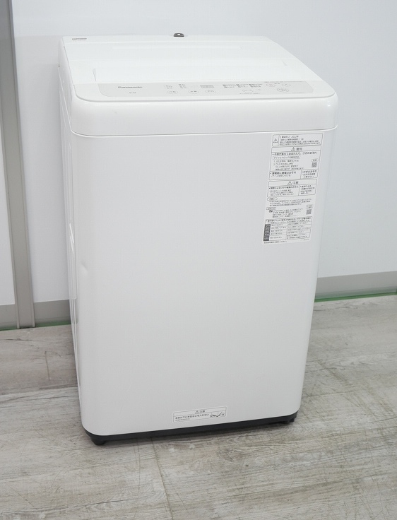 美品Panasonic 2021年製NA-F50B15 縦型洗濯機 5kg Panasonic 全自動洗濯機 5kg NA-F50B15