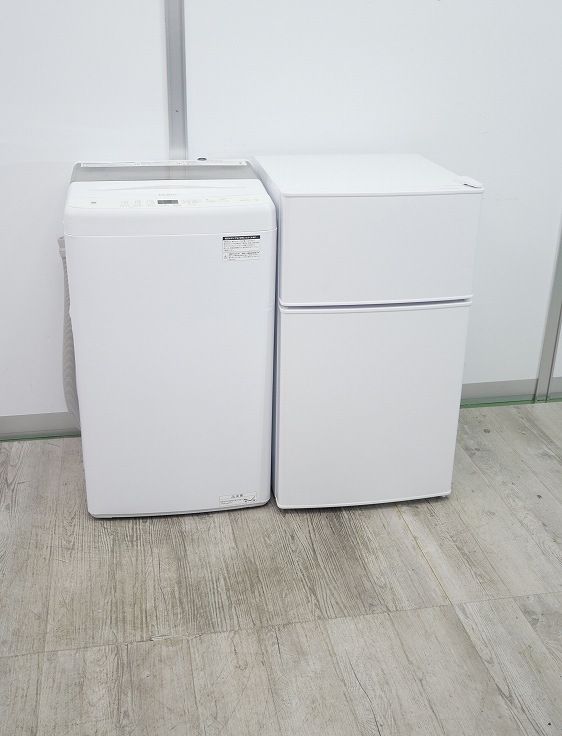 ELSONIC製,Haier製/24年,23年式/85L,4.5kg/中古家電2点セット ELSONIC製,Haier製/24年,23年式/85L,4.5kg/中古家電2点セット | 家電