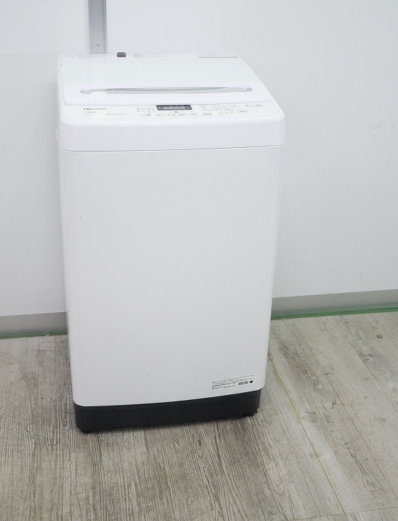 Hisense製/2021年式/7.5kg/全自動洗濯機/HW-G75A | 中古洗濯機,7kg