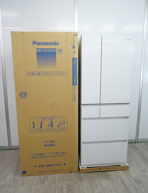 ��̤�����ʡ�Panasonic��6�ɥ�/550L/�Υ�ե���������¢��/NR-F557HPX-W