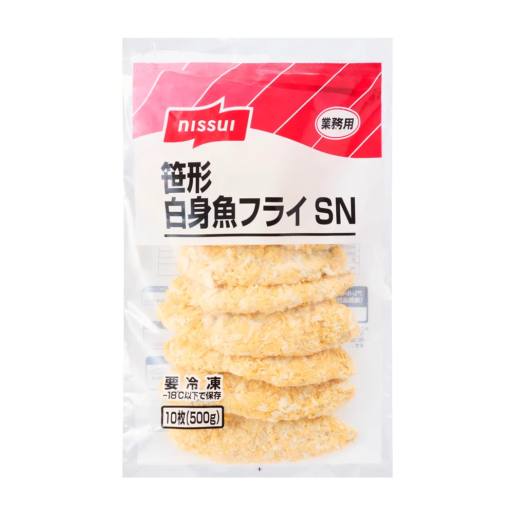 ニッスイ Ｒ笹形白身魚フライ50g×10個