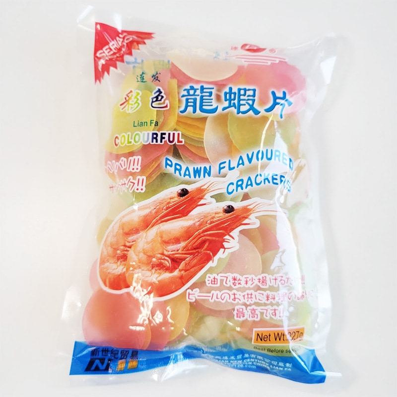 連発牌 龍蝦片（えびせん） 5色タイプ  200g