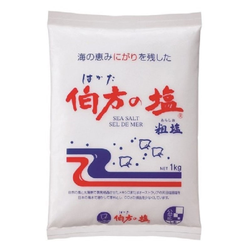 伯方の塩 粗塩 1kg