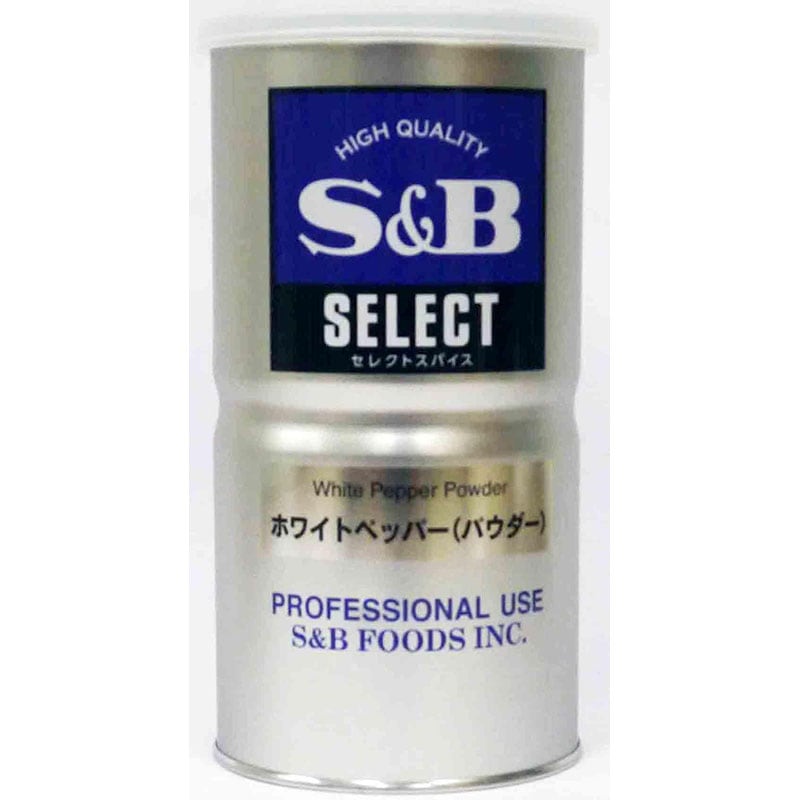 SB セレクト ホワイトペッパー（パウダー）370g Ｌ缶