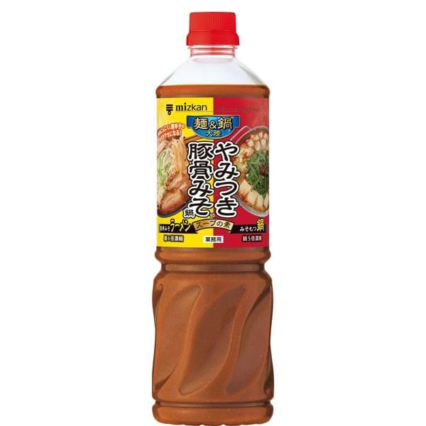 ミツカン 麺＆鍋大陸 やみつき豚骨みそ鍋スープの素 1100g