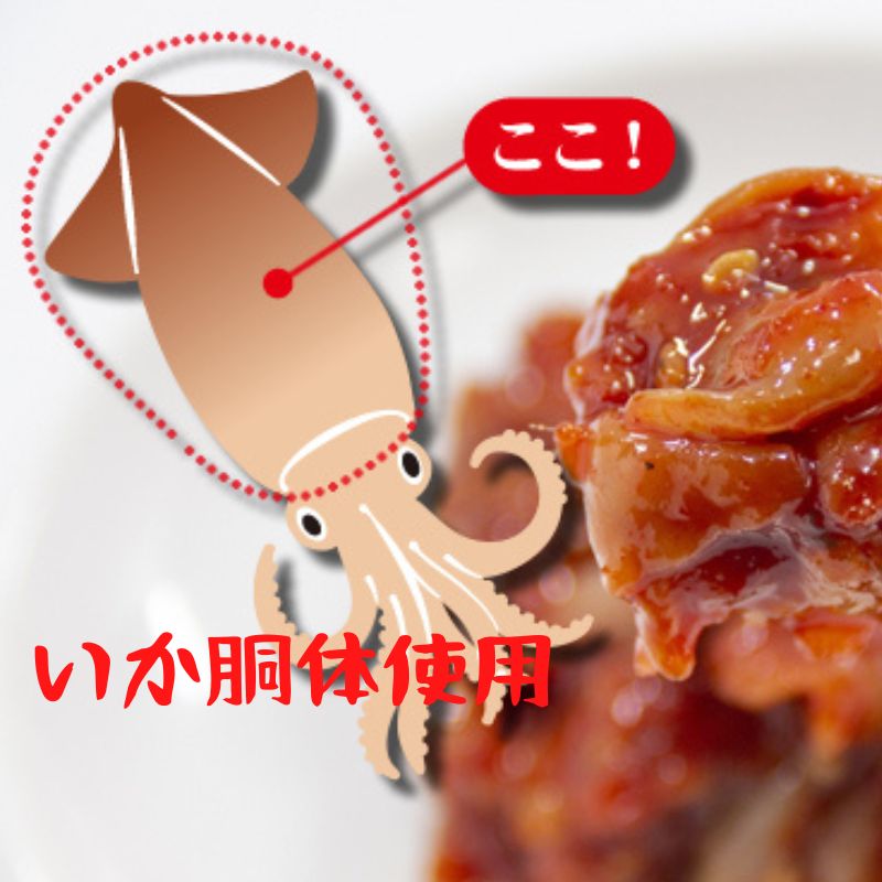 チョウショク商事 いかチャンジャ250g 絞り袋 業務用 冷凍 国内製造 いか胴体使用