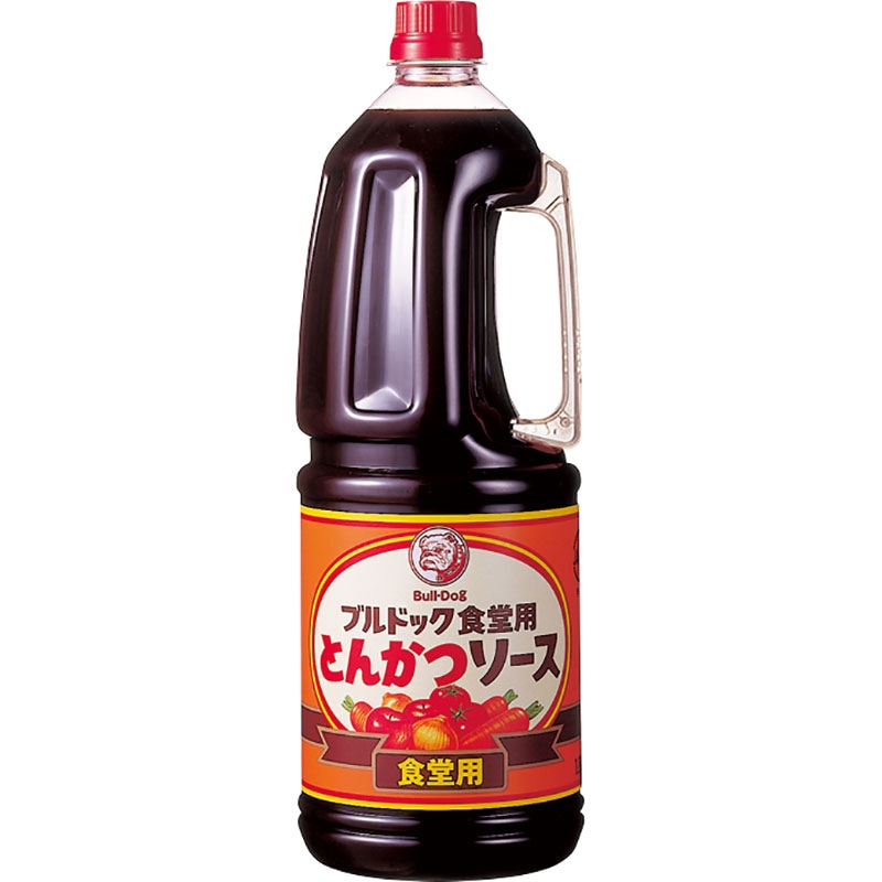とんかつソース業務用 1.8L ブルドック 食堂用とんかつソース ハンディ