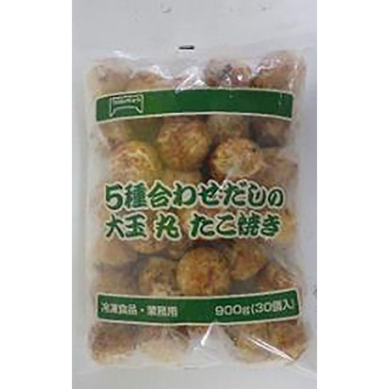 テーブルマーク 5種合わせだしの大玉丸たこ焼き 900g （30個）