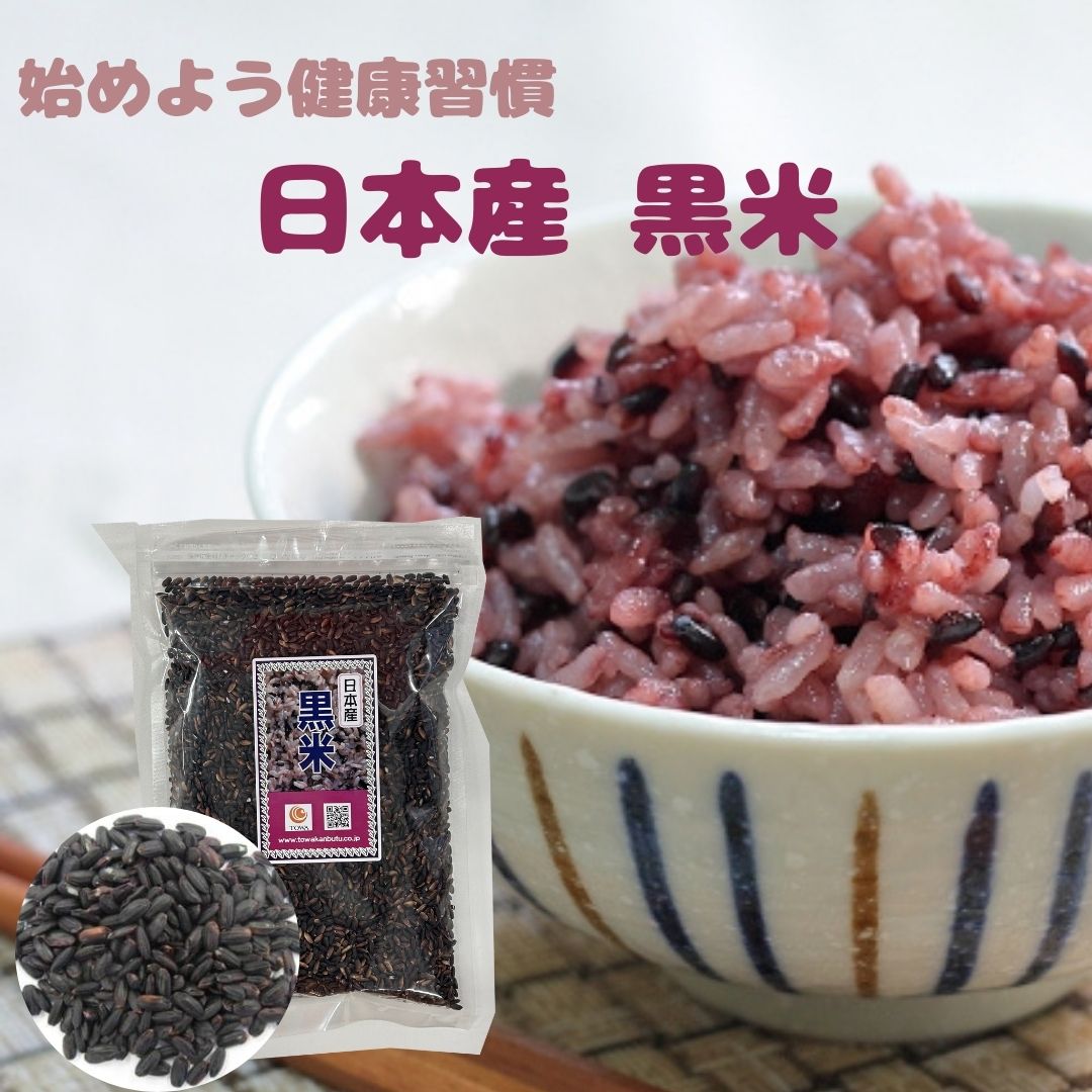 藤和 黒米(国産) 500g