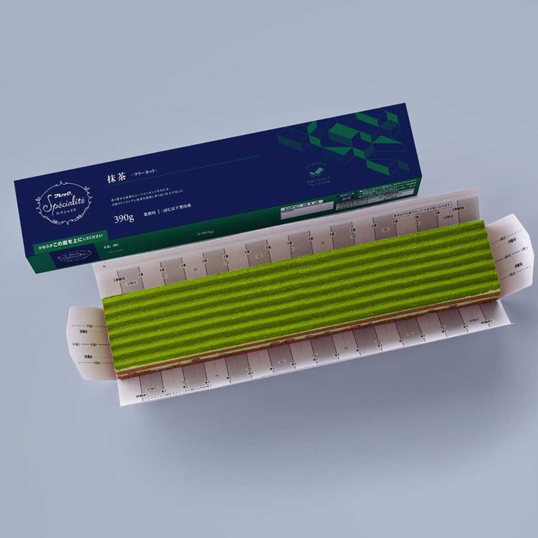 フレック フリーカットケーキ 抹茶 390g