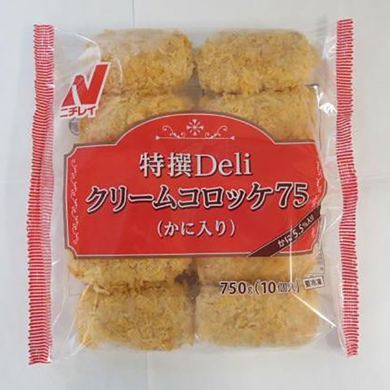 カニクリームコロッケ ニチレイ 特撰Deliクリームコロッケ（かに入り） 75g×30 業務用