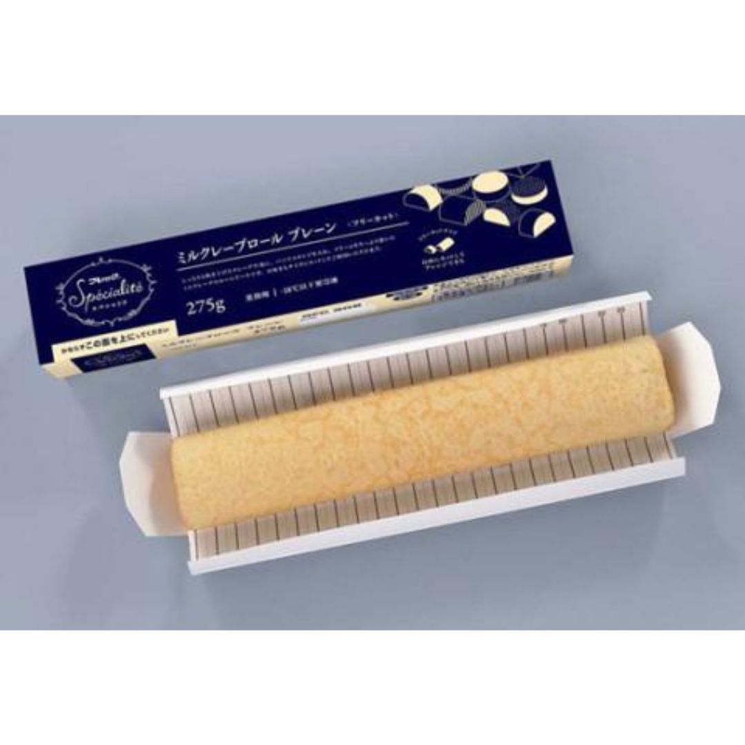 フレック フリーカットケーキ ミルクレープロール（プレーン） 275g