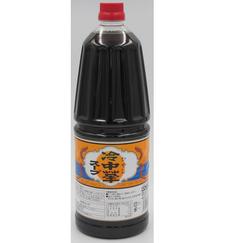 業務用冷やし中華のタレ 1.8L あみ印 冷中華スープ(金印) ｜業務