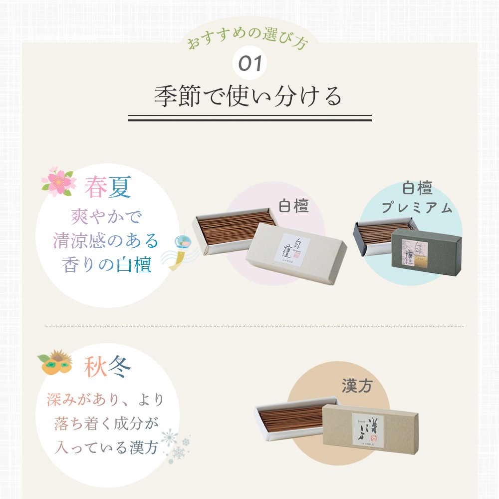 白檀プレミアム【天然のお香】27g