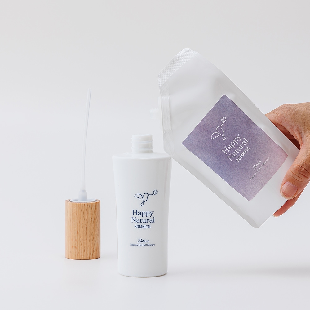 鎮静系 どくだみ化粧水 本体と＜レフィル＞つめかえ用のお得なセット