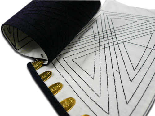 手甲 五女子 6枚コハゼ 腕貫 幅約13.5cm 日本製 | ワーク（作業用品