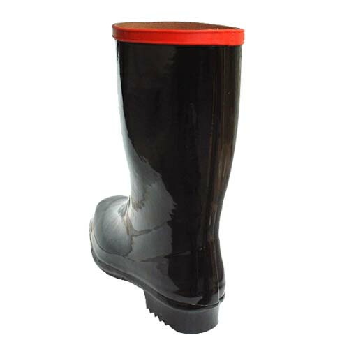弘進ゴム 半長靴C-813耐油底ブラック 作業用 消防団仕事用