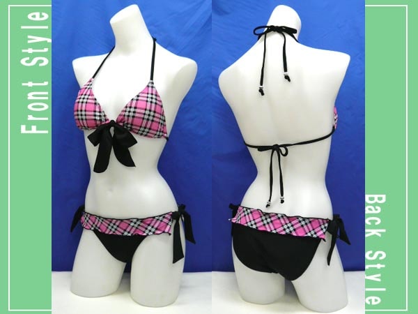 水着 レディース 送料無料 三角ビキニ2点セット 9M/11L f087 THE