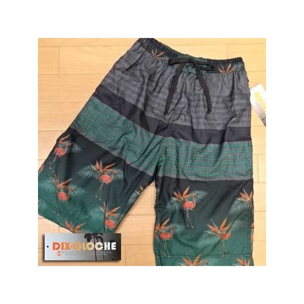 VEATM サーフパンツ Mサイズ 水着 緑/白/黒 VEATM サーフパンツ Mサイズ 水着 緑/白/黒 VEATM サーフパンツ