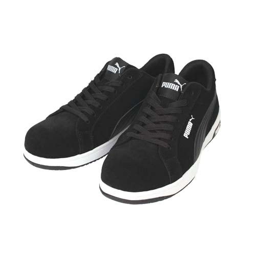  ס PUMA ICONIC SUEDE BLACK LOW 64.202.0 25.028.0cm  ɳ