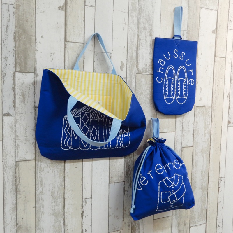 入園入学準備バッグ3点セット レッスンバッグ シューズバッグ 持ち